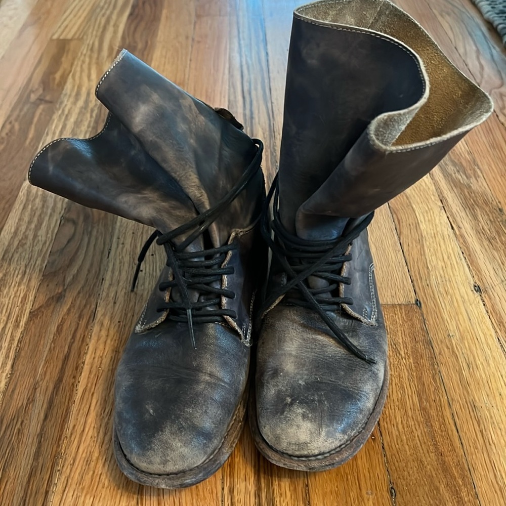 BedStu distressed slouchy boots